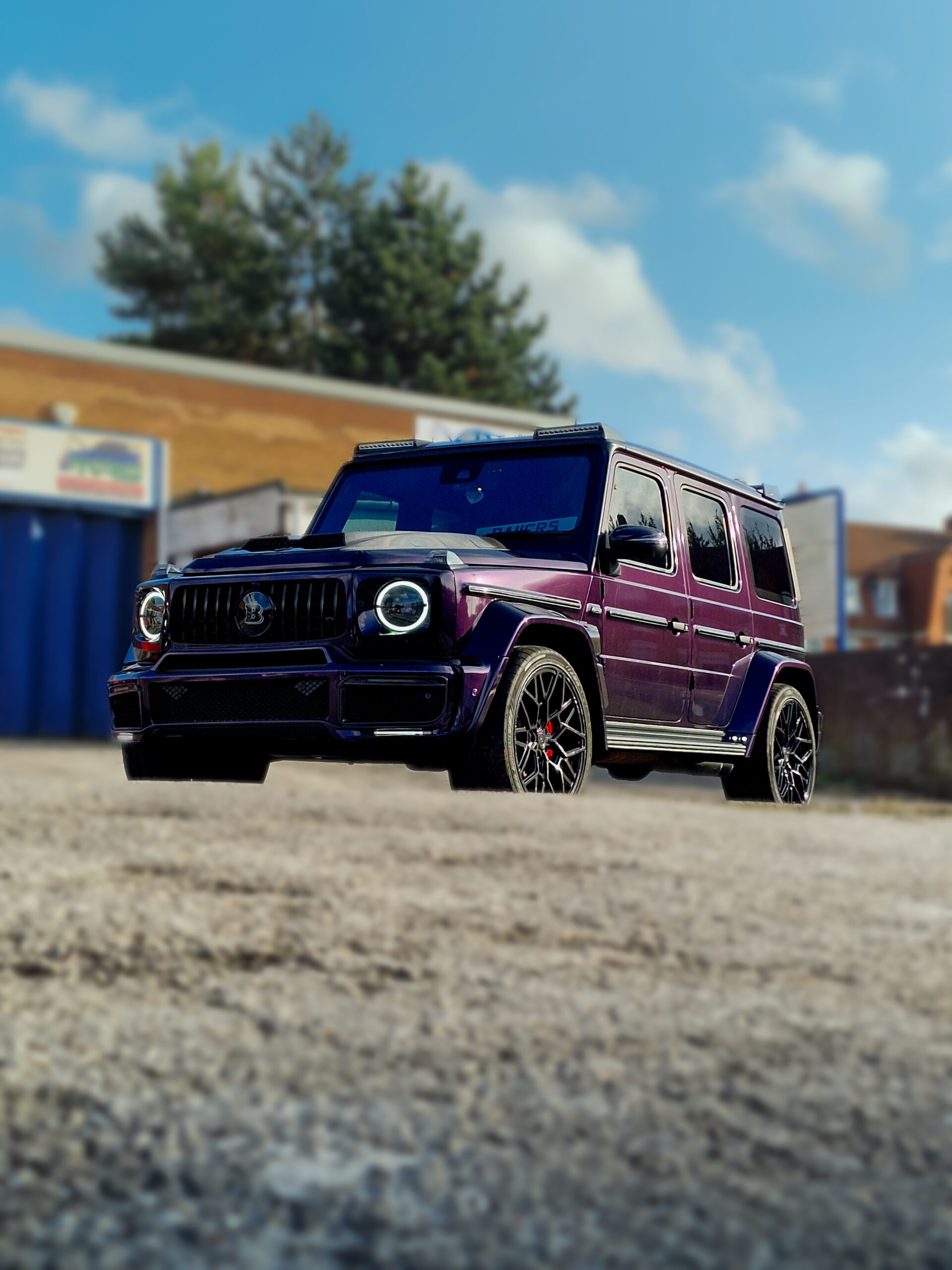 Brabus G-Class Techwrap Midnight Purple Wrapart Birmingham