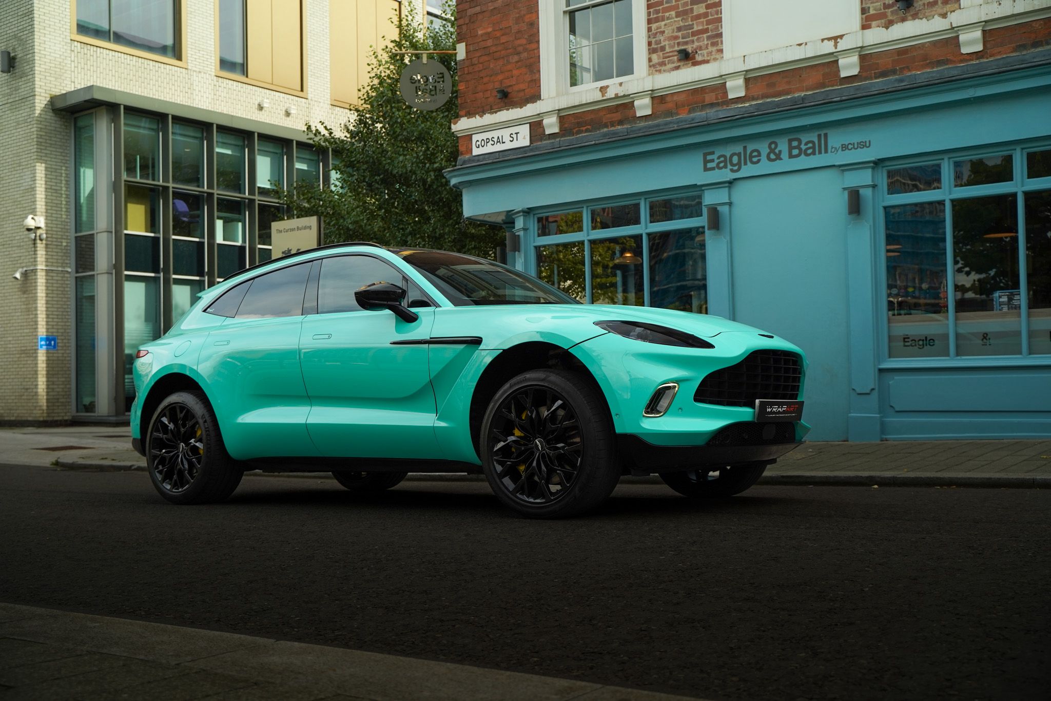 Aston Martin DBX Tiffany Blue Wrap Wrapart