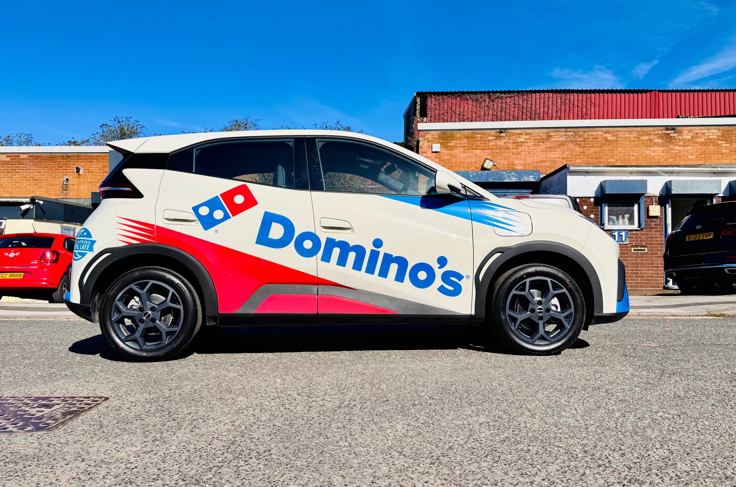 Dominos Fleet Branding Reflective Vinyl Birmingham