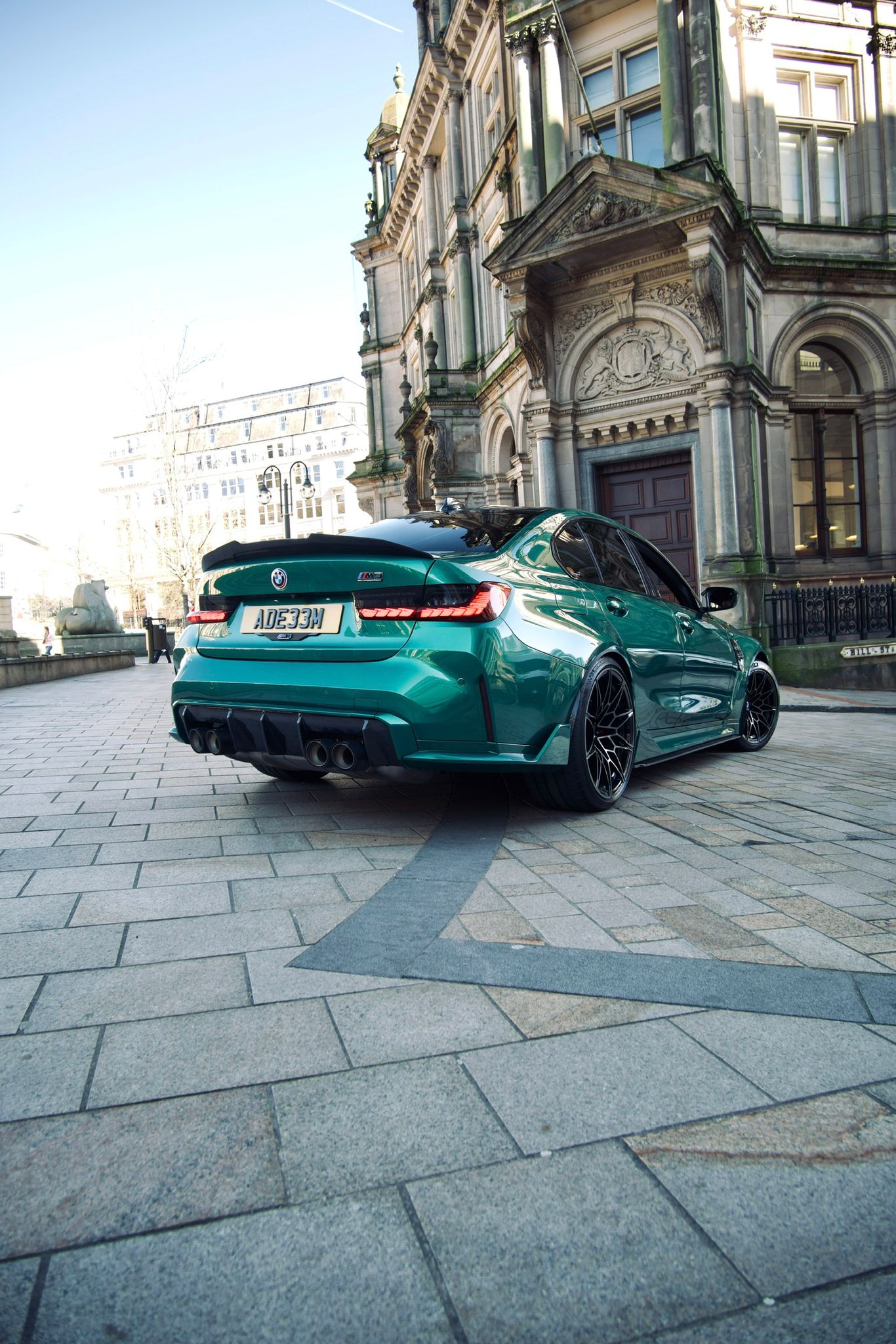 BMW M3 G80 Isle of Man Green Carbon Fibre Accents Birmingham