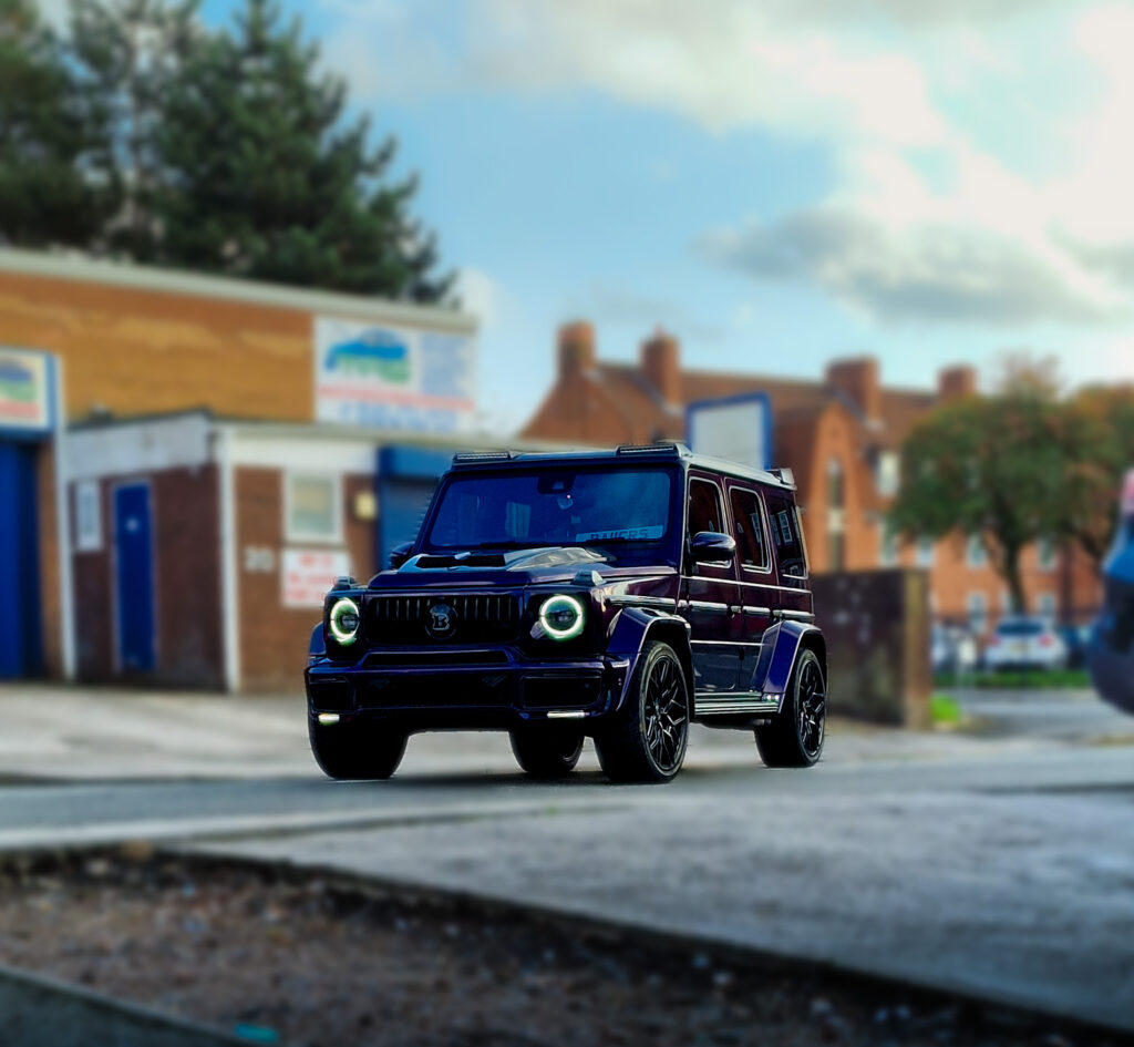 Mercedes G63 -Brabus Body kit & Wrap in Midnight Purple