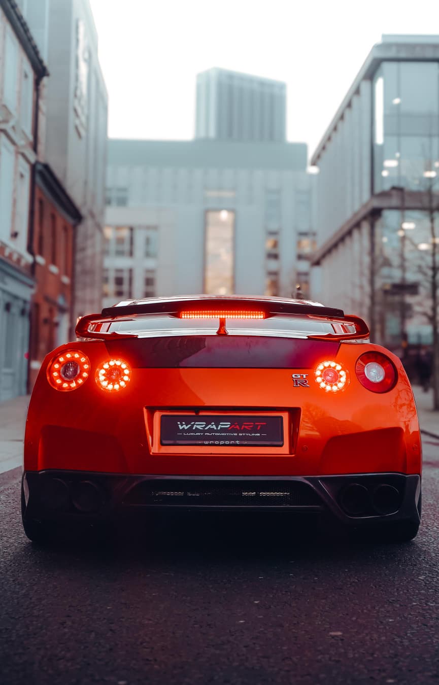 Nissan GT-R R35 Katsura Orange Wrapart Birmingham