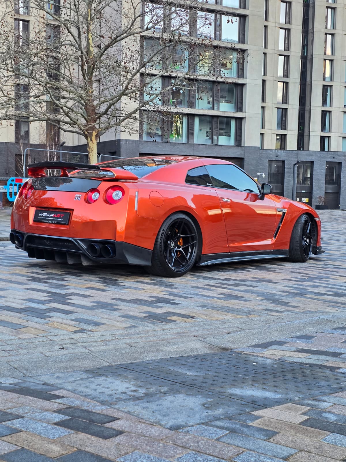 Nissan GT-R Katsura Orange Wrap Birmingham