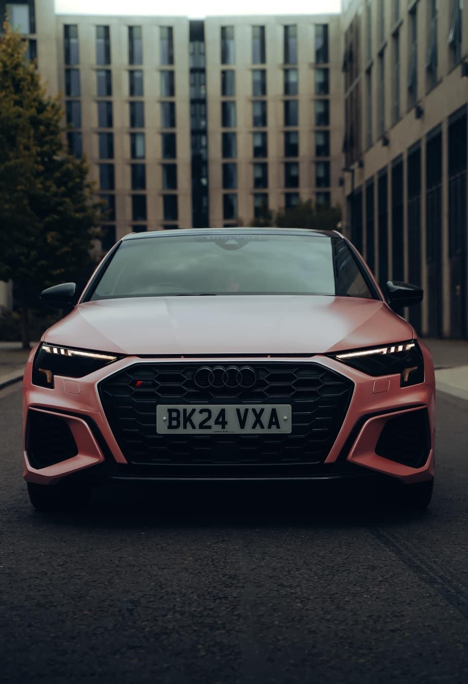 Audi S3 Satin Pink Wrap Detail Birmingham
