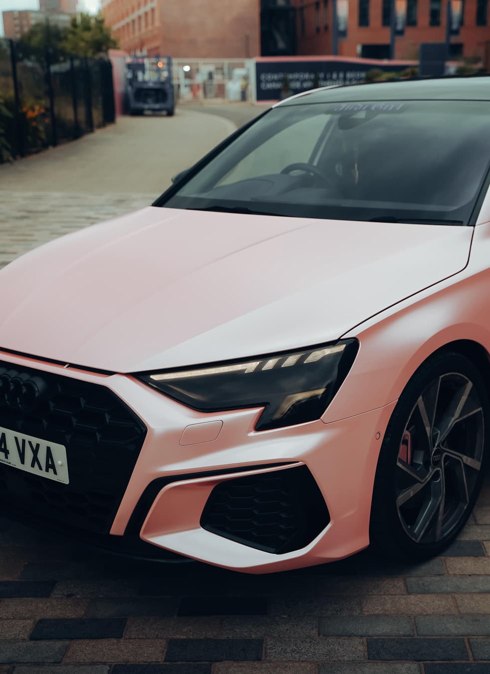 Audi S3 Satin Sakura Pink Wrap Birmingham