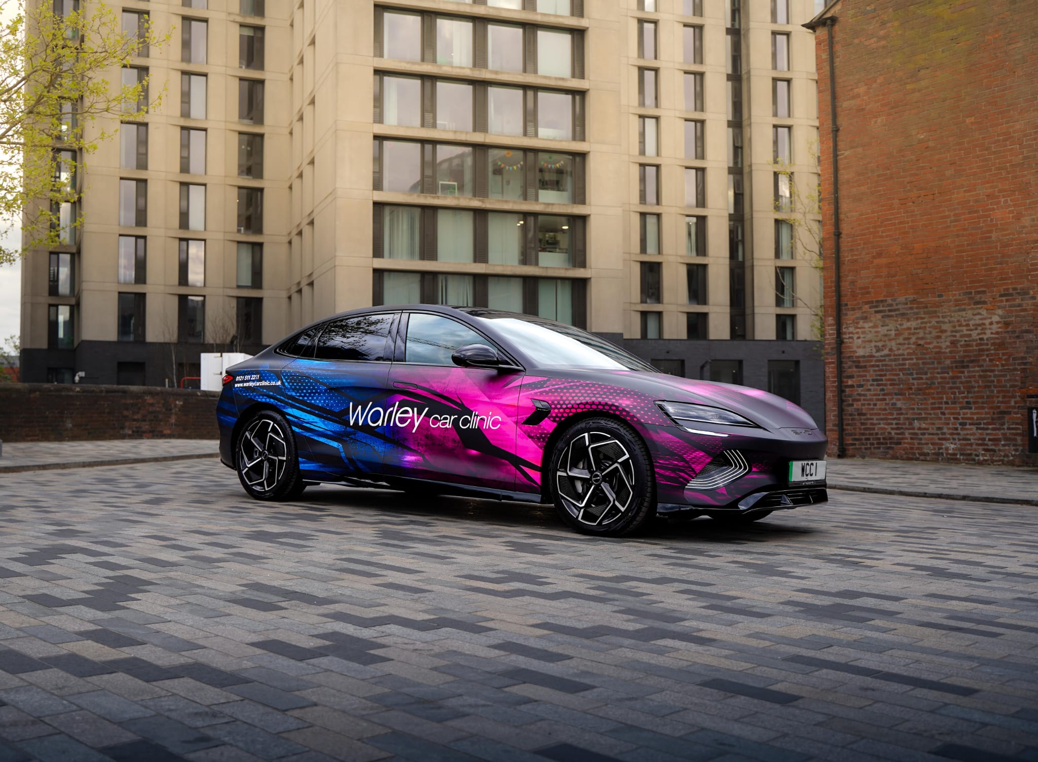 Mercedes GLC Fleet Livery Wrap Birmingham