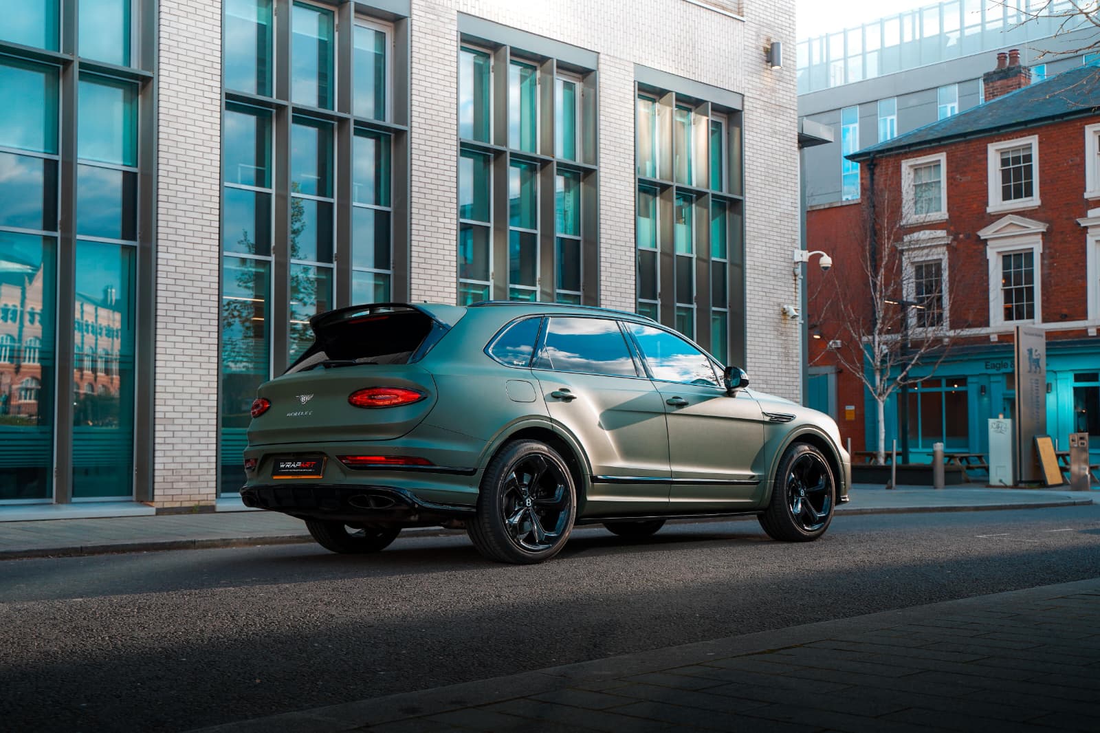 Bentley Bentayga Military Green Colour Change Wrap Birmingham