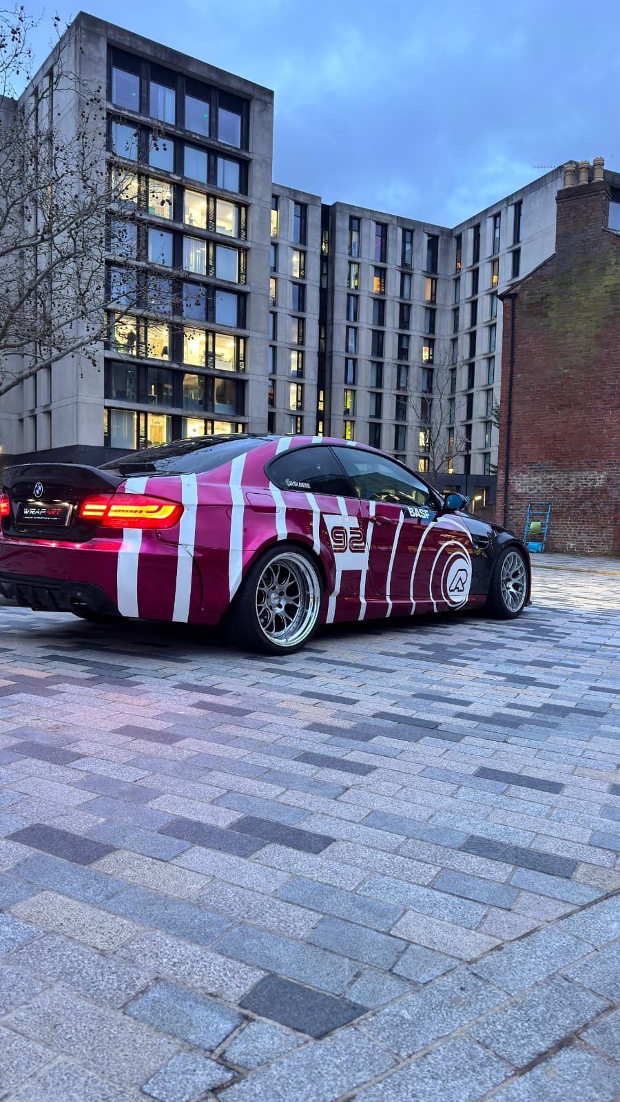 BMW E92 High Gloss Purple Colour Change Wrap Birmingham