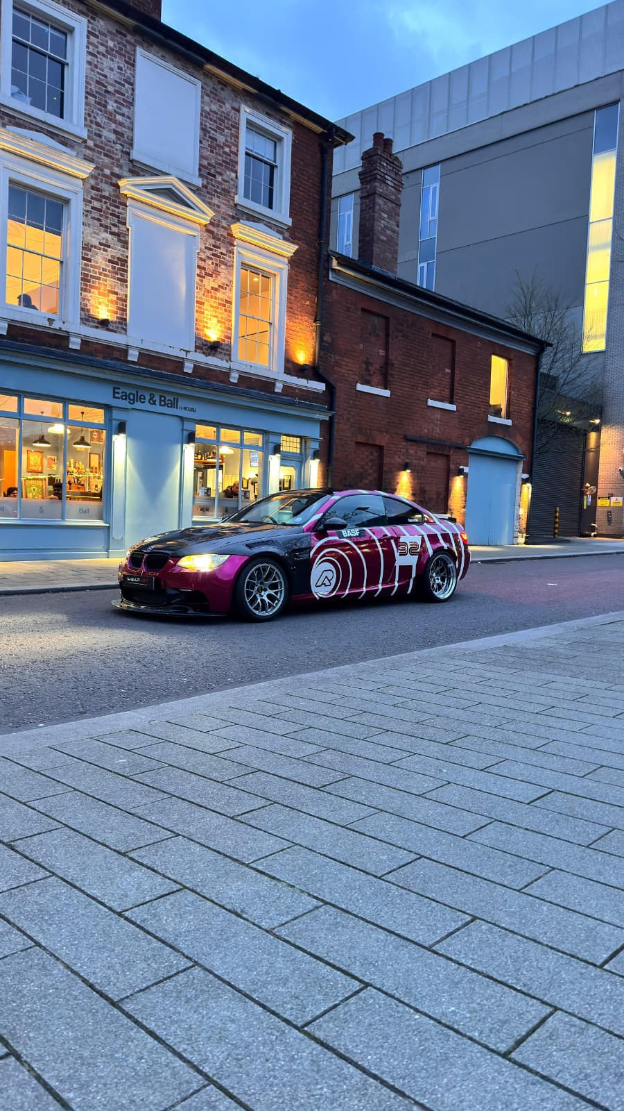 BMW E92 Rubellite Purple Wrap Birmingham Wrapart