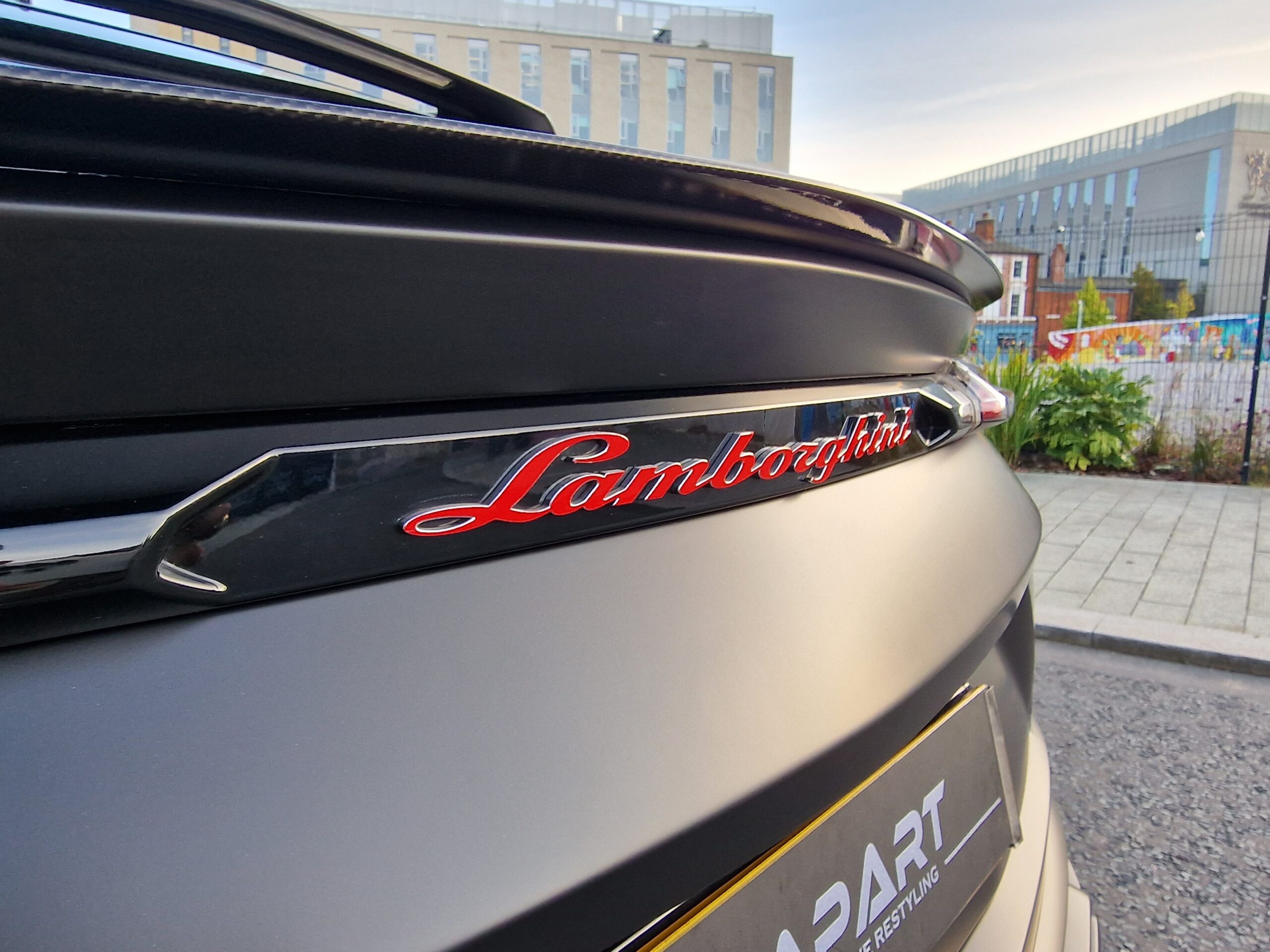 Lamborghini Urus Satin Black Rear Detail Birmingham
