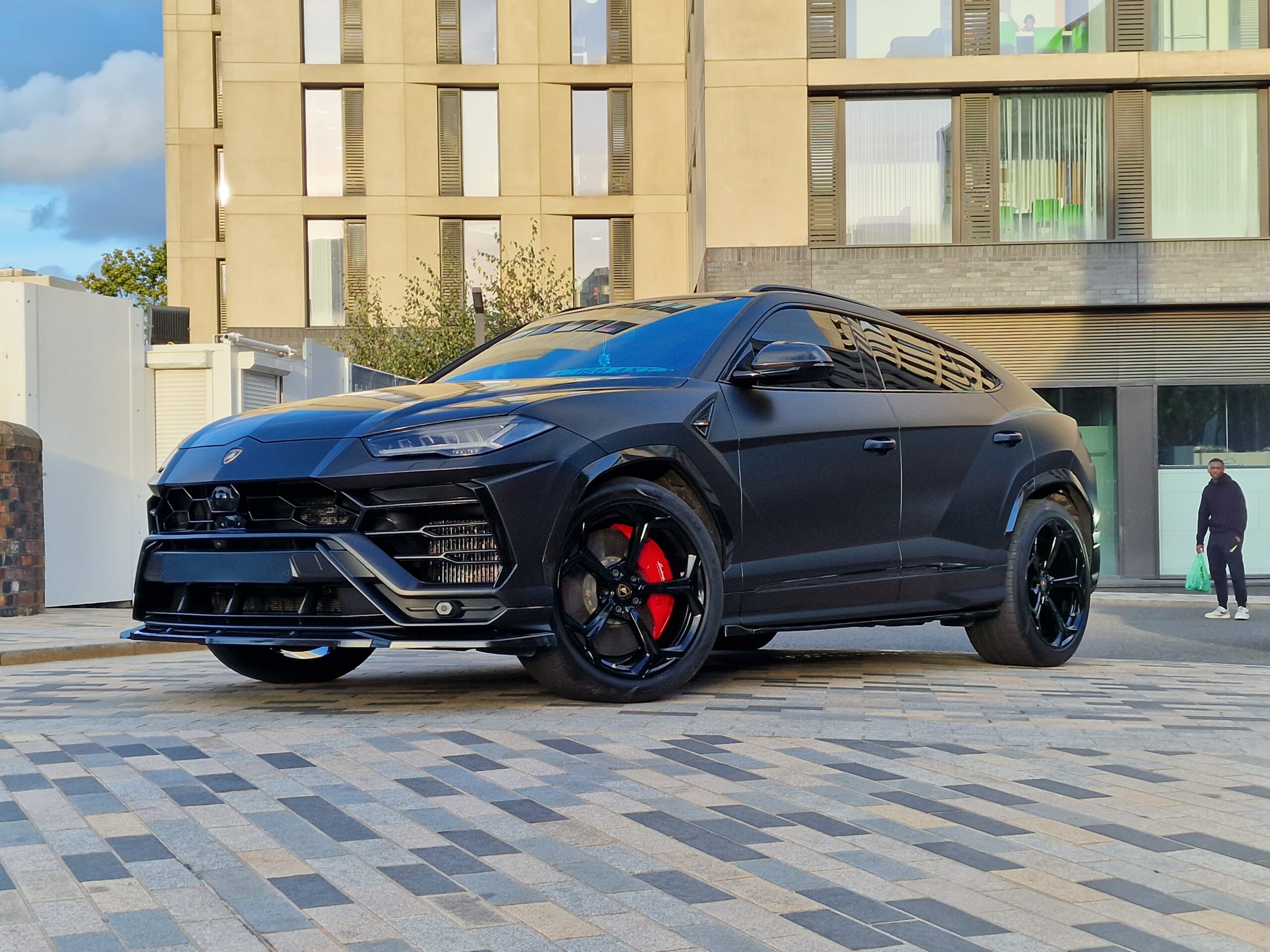Lamborghini Urus Satin Black Wrap Birmingham