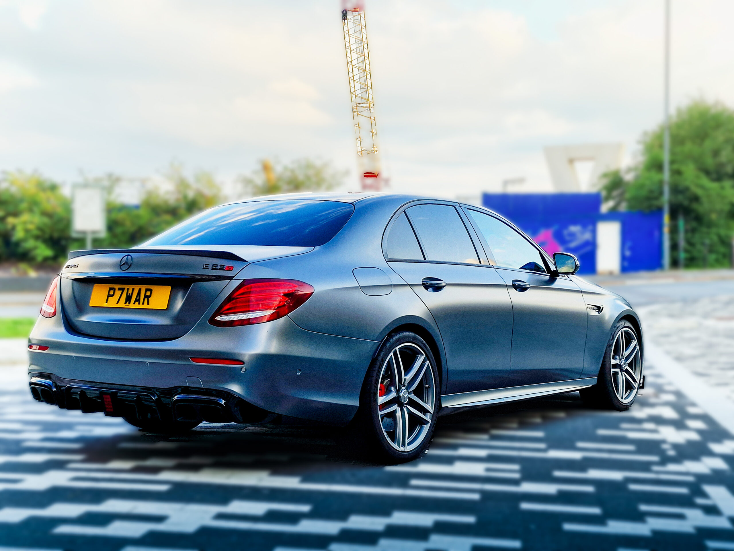 Mercedes E63 S AMG Satin PPF Side Profile Birmingham