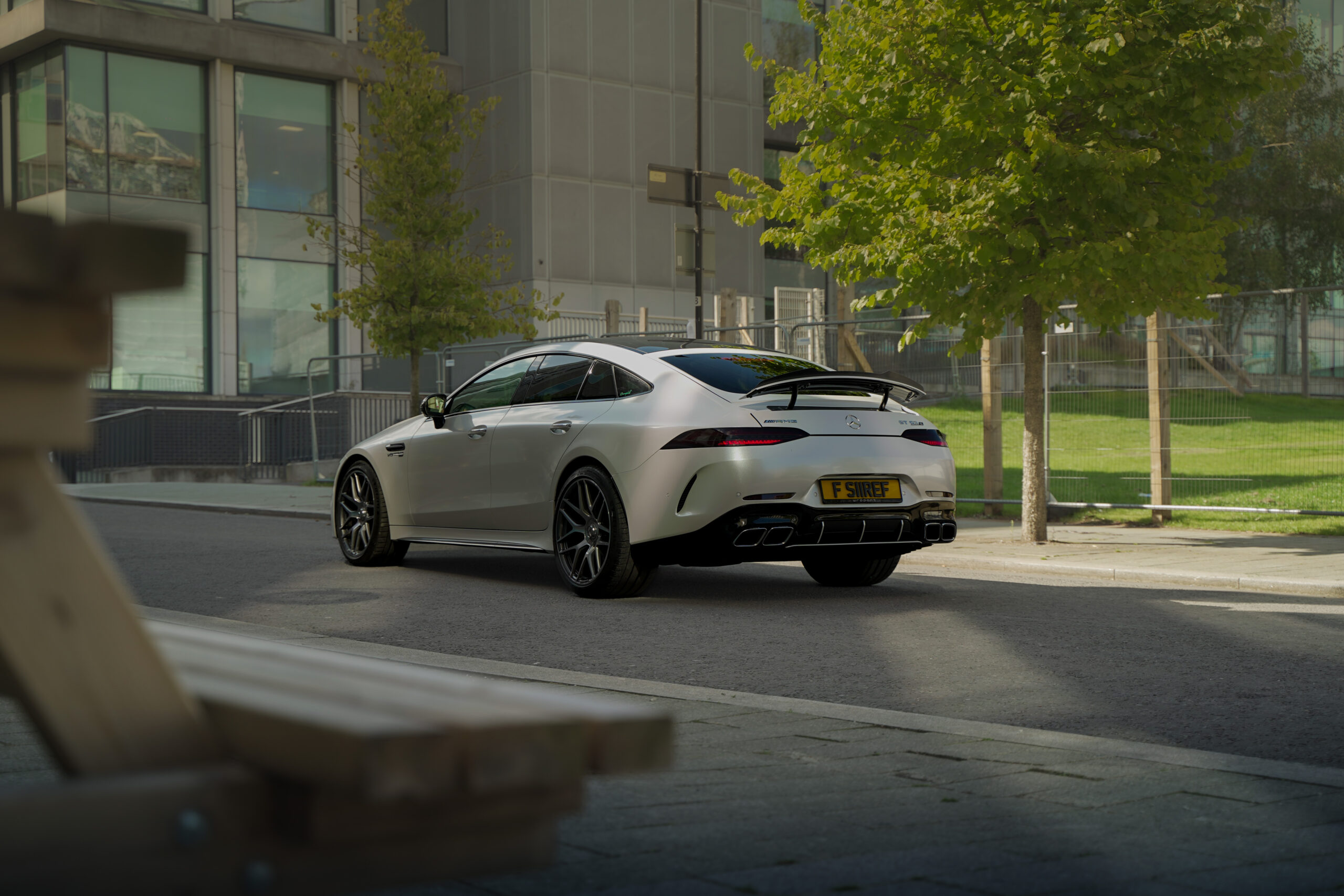Mercedes-AMG GT 63 S Crystal White Full Wrap Wrapart Birmingham