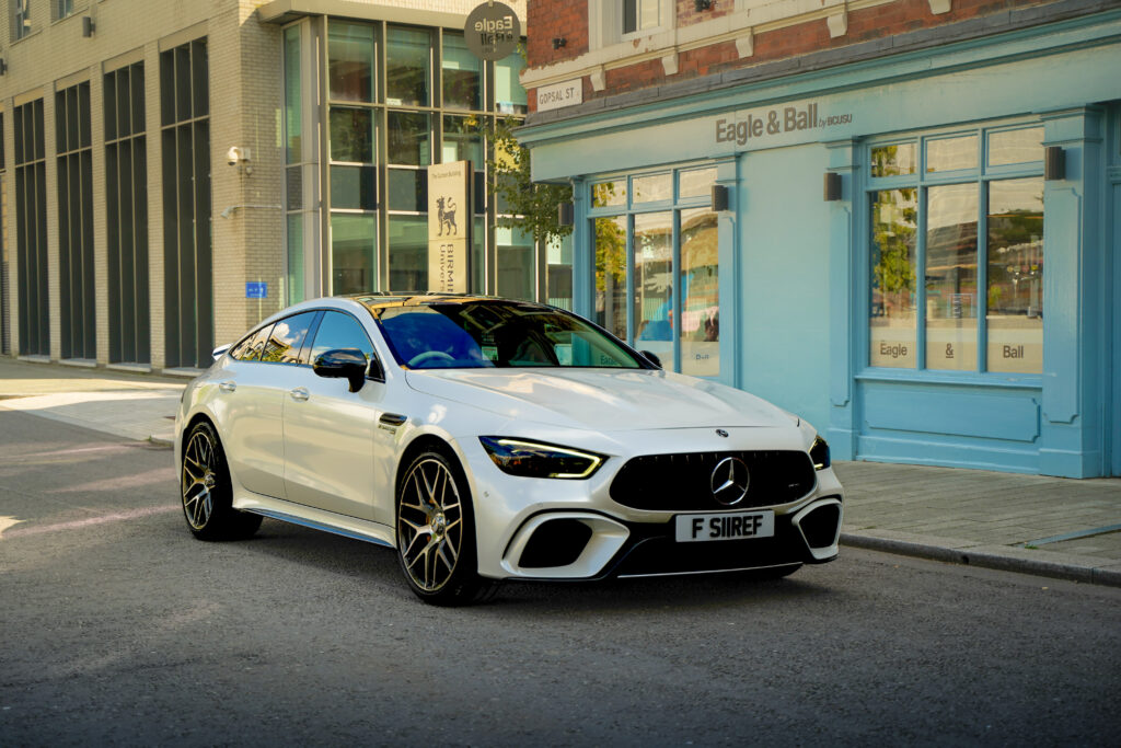Mercedes GTS- Warp in Crystal White