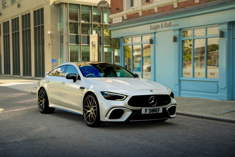 Mercedes GTS- Warp in Crystal White