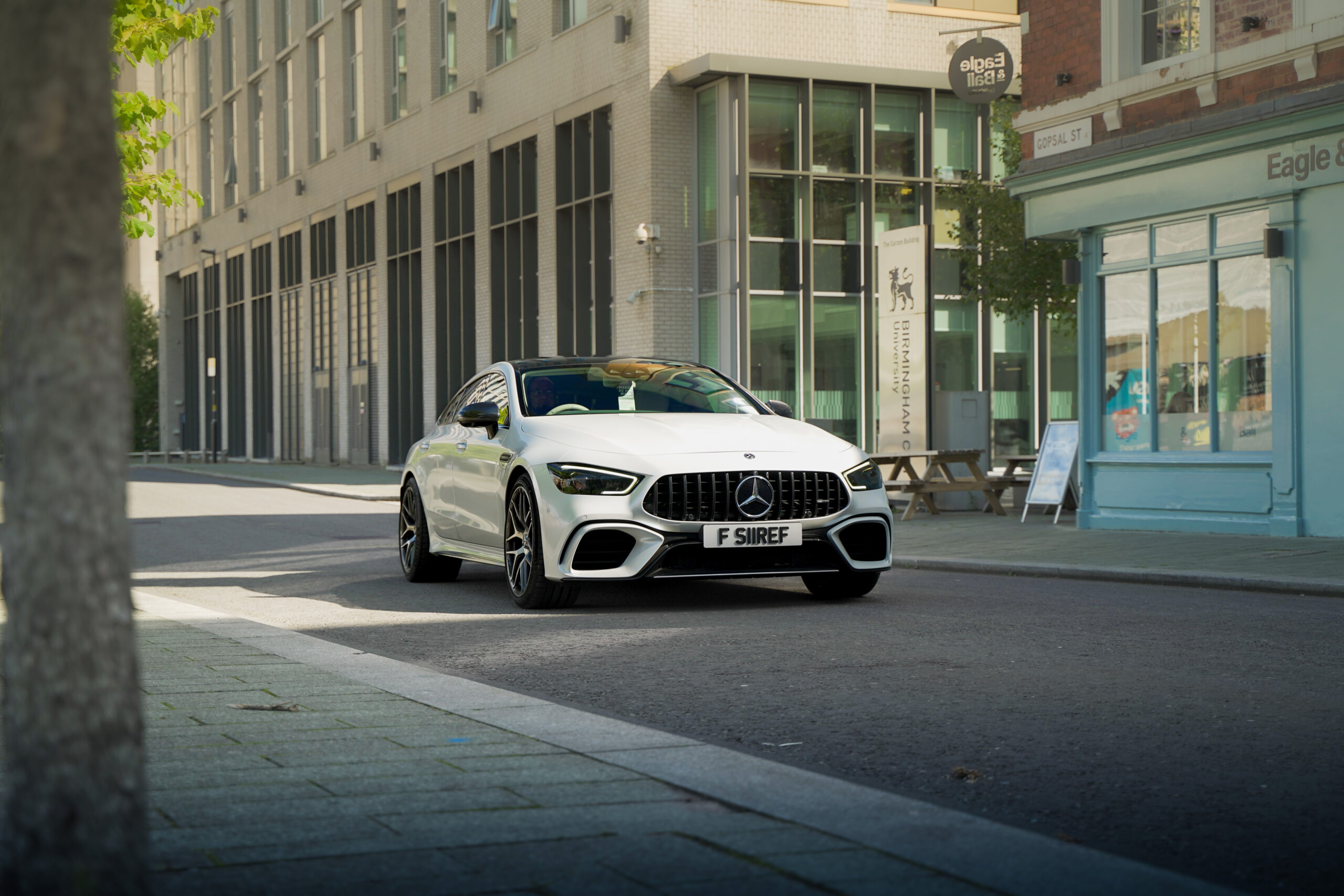 Mercedes-AMG GT 63 S Oracal Crystal White Wrap Birmingham