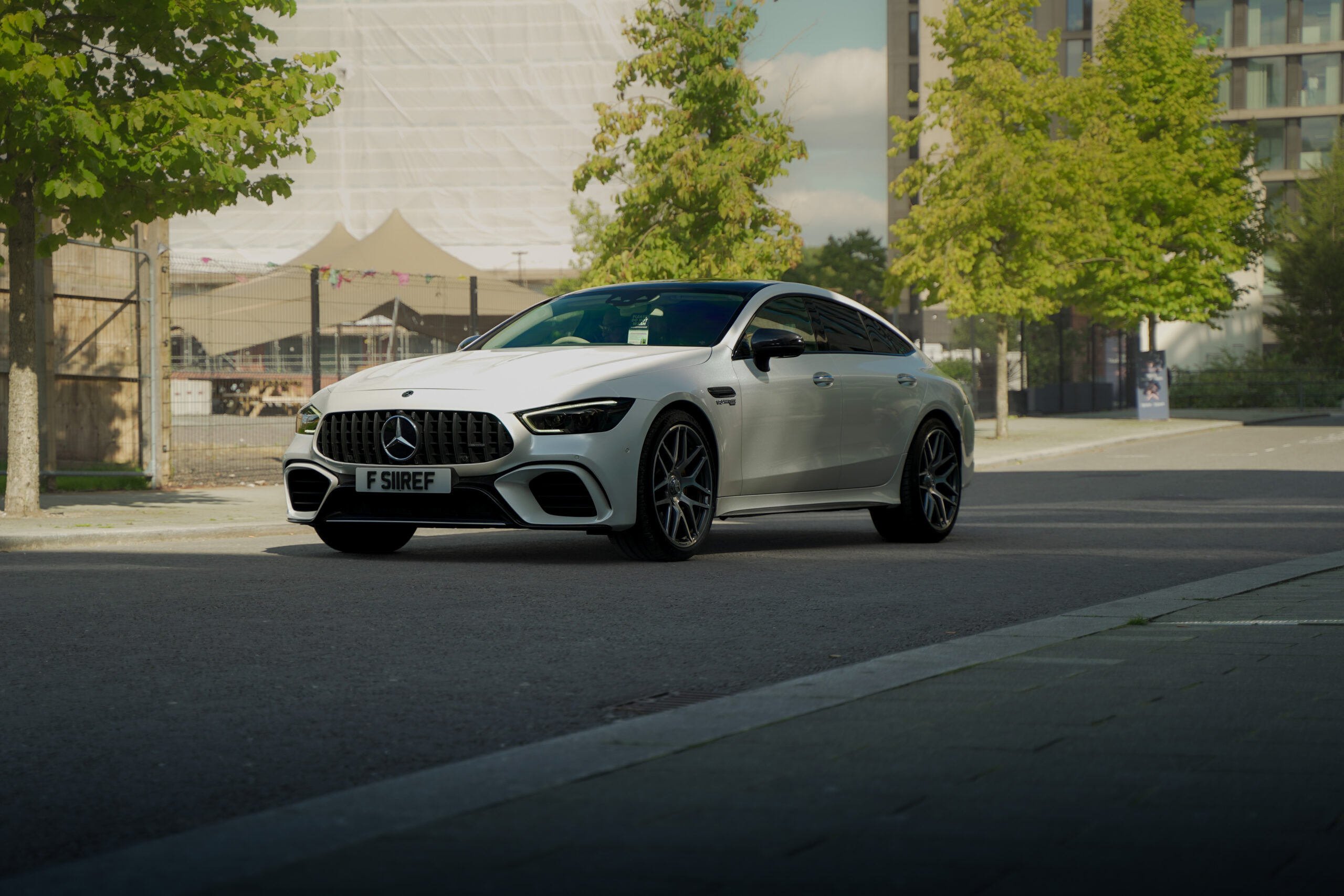 Mercedes-AMG GT 63 S Crystal White Wrap Progress Birmingham