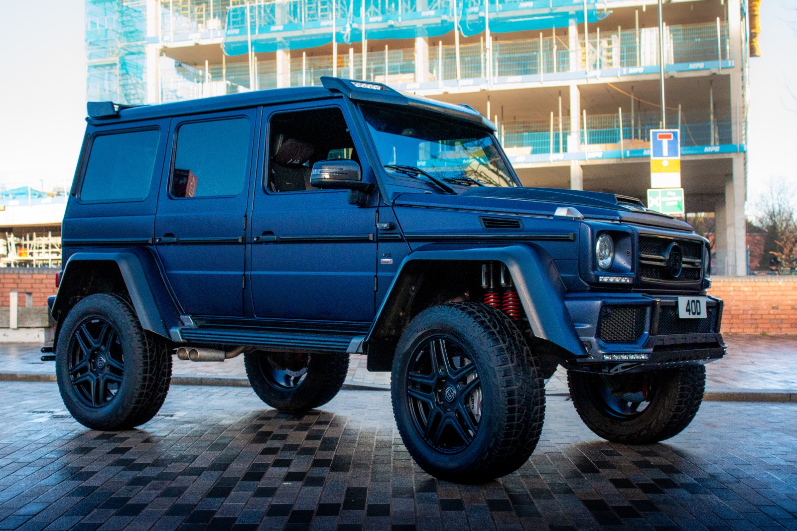 Mercedes-Benz G63 Matt Blue Wrap Finished Birmingham