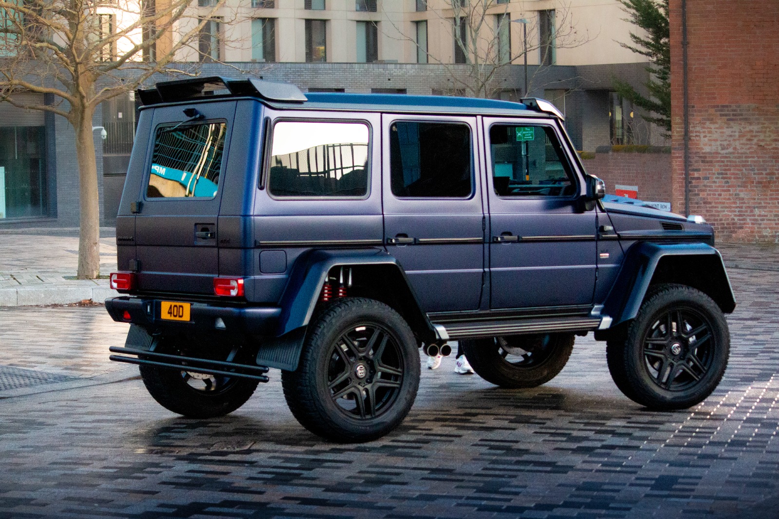 Mercedes-Benz G63 Matt Trenton Blue Colour Change Wrap Wrapart Birmingham