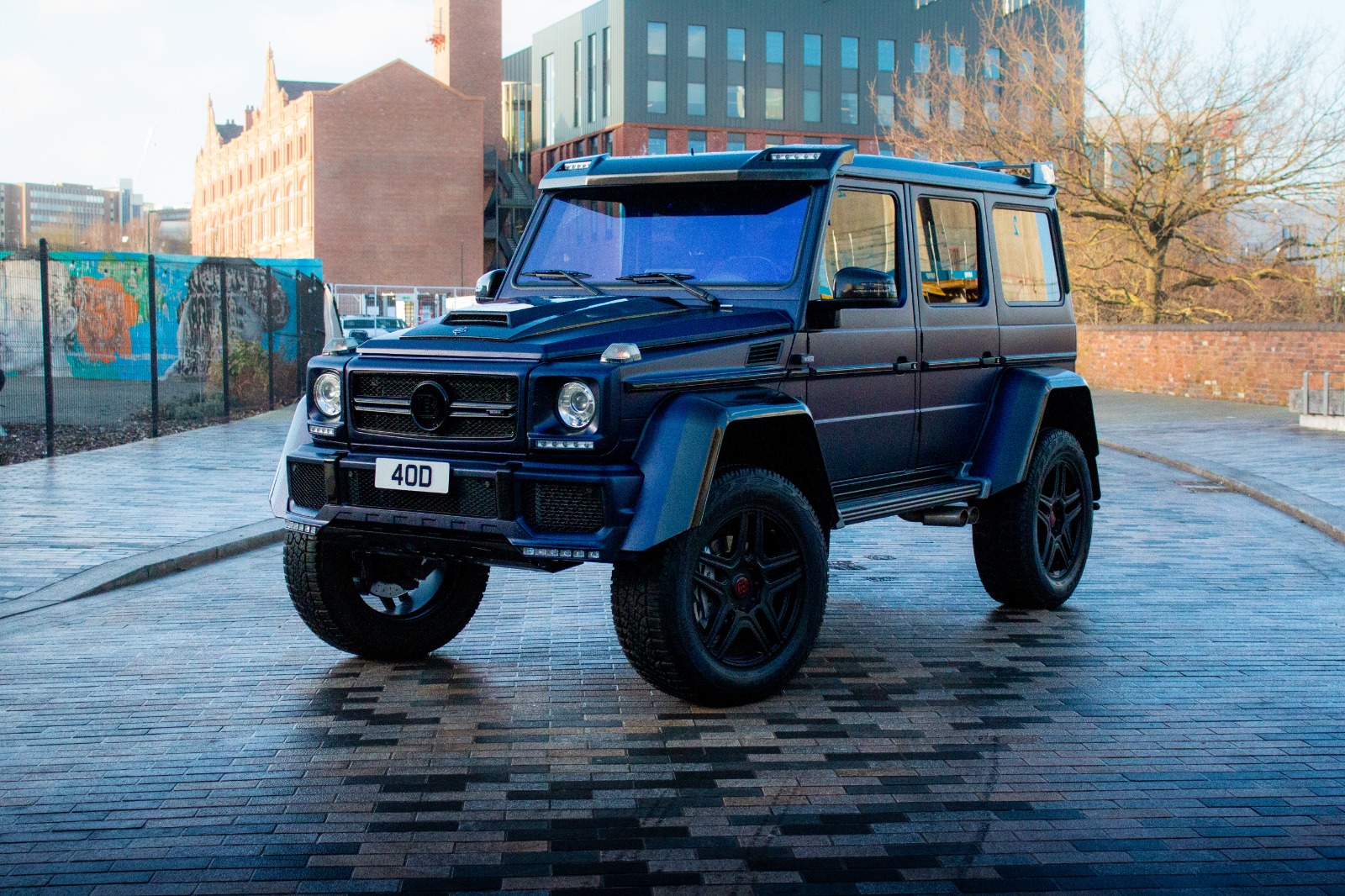 Mercedes-Benz G63 4x4 Matt Trenton Blue Wrap Birmingham