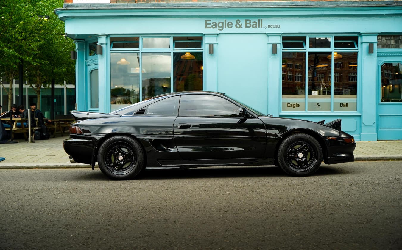 Toyota MR2 Metallic Black Wrap