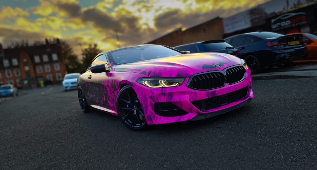 Bat Girl Bespoke Design Wrap on BMW M8