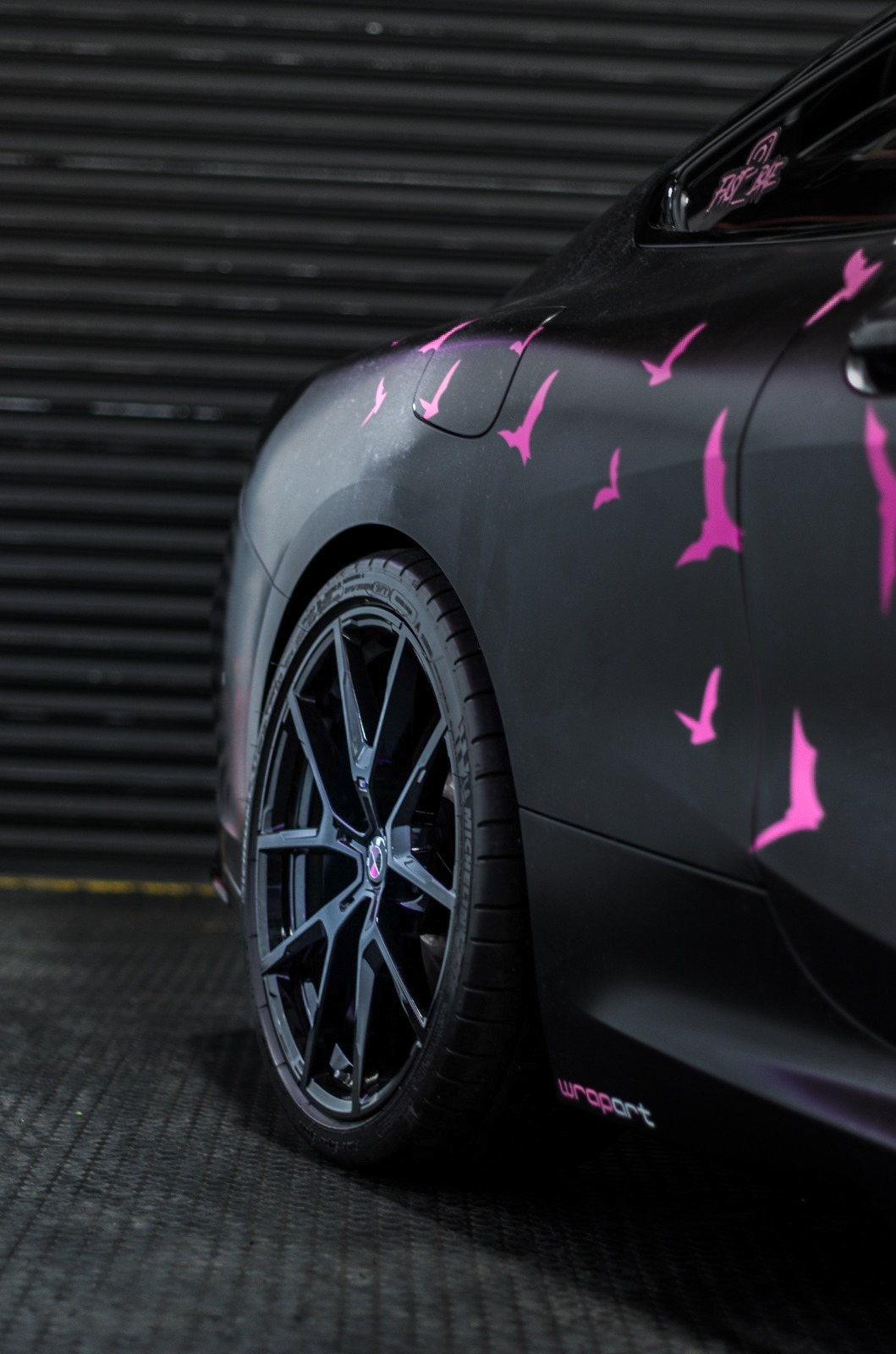 BMW M8 Custom Wrap Front Birmingham