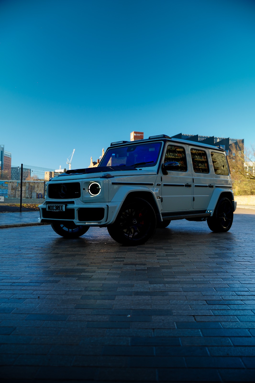 Mercedes G63 AMG Brabus wrapped in Nardo Grey